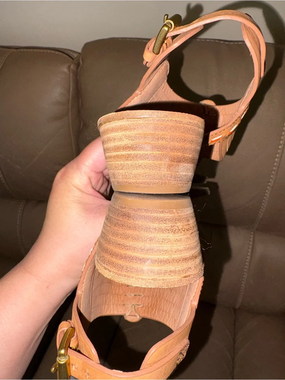 Coach leather strap